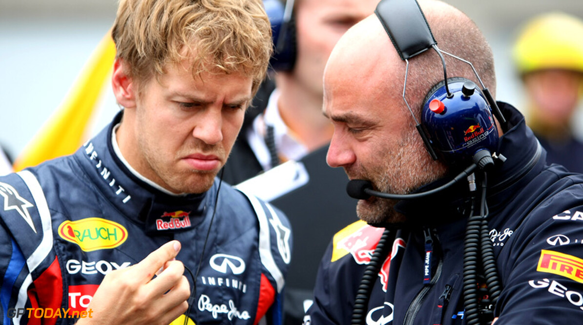 'Sebastian Vettel testte uitlaat voor Silverstone in eerste training'