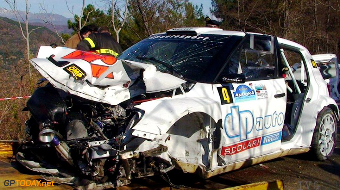 Robert Kubica unhurt in Italian rally crash