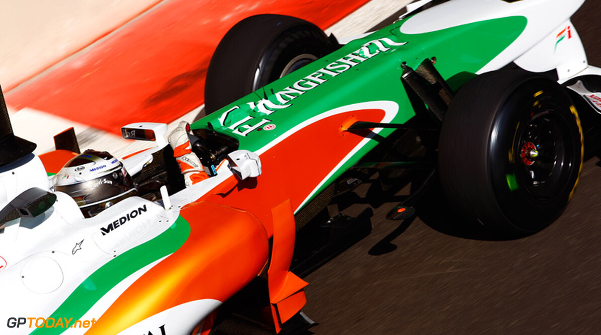 Force India begint testseizoen met VJM03 uit 2010