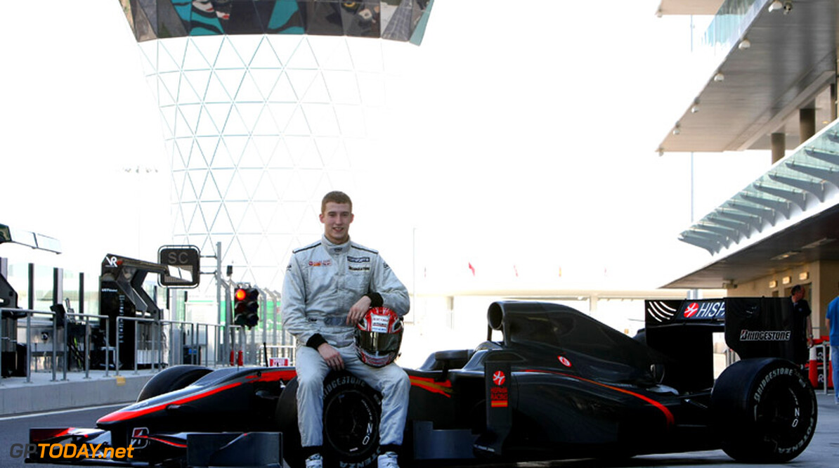 ABU DHABI, UNITED ARAB EMIRATES - NOVEMBER 17: XXXXXXXXXXXXXXXXX in action during the Young Driver Testing at the Yas Marina Circuit on November 17, 2010 in Abu Dhabi, United Arab Emirates. (Photo by Andrew Hone/Getty Images) 

Andrew Hone