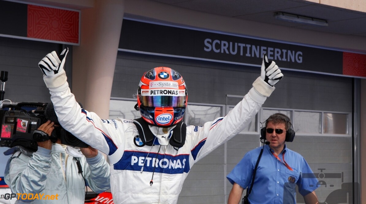 Pool Robert Kubica op pole position in Bahrein