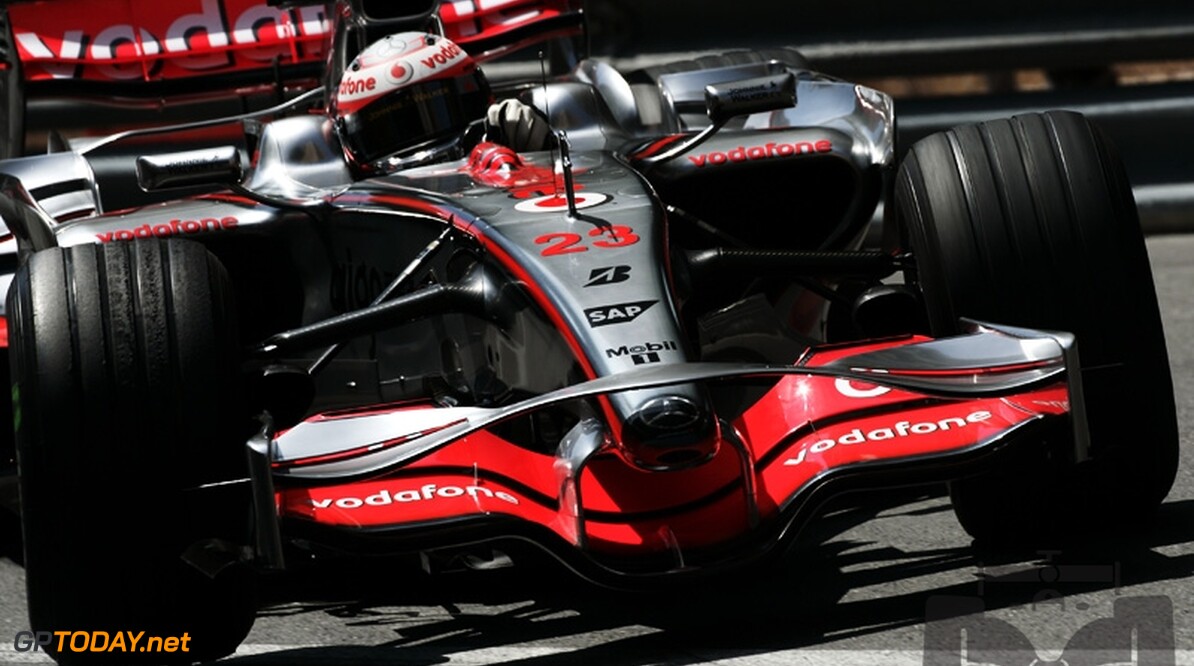 VT3: Heikki Kovalainen bovenaan tijdenlijst na verregende training