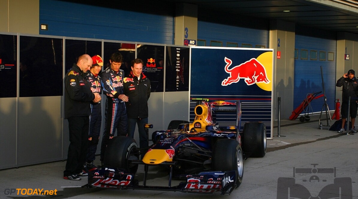 Red Bull Racing toont nieuwe wagen, de RB6