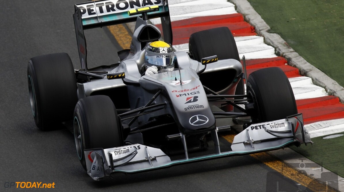 Rosberg erg tevreden met eerste podium voor Mercedes