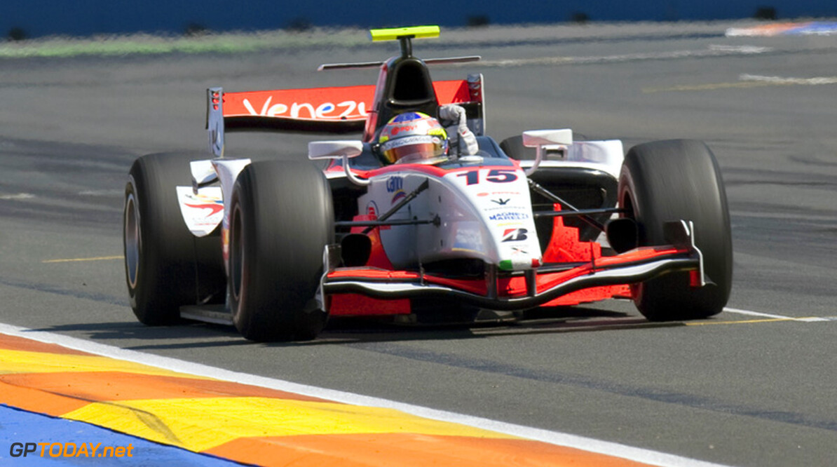 Pastor Maldonado wint eerste GP2-race in Hockenheim