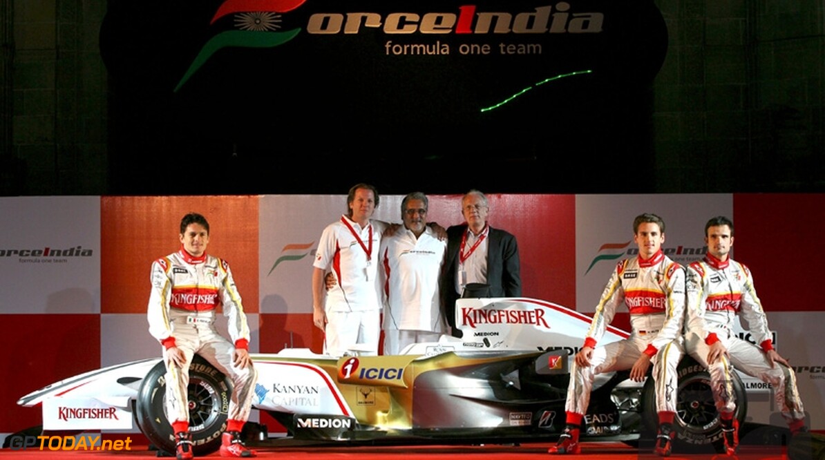 De dag van de 'geboorte' van Force India VJM01