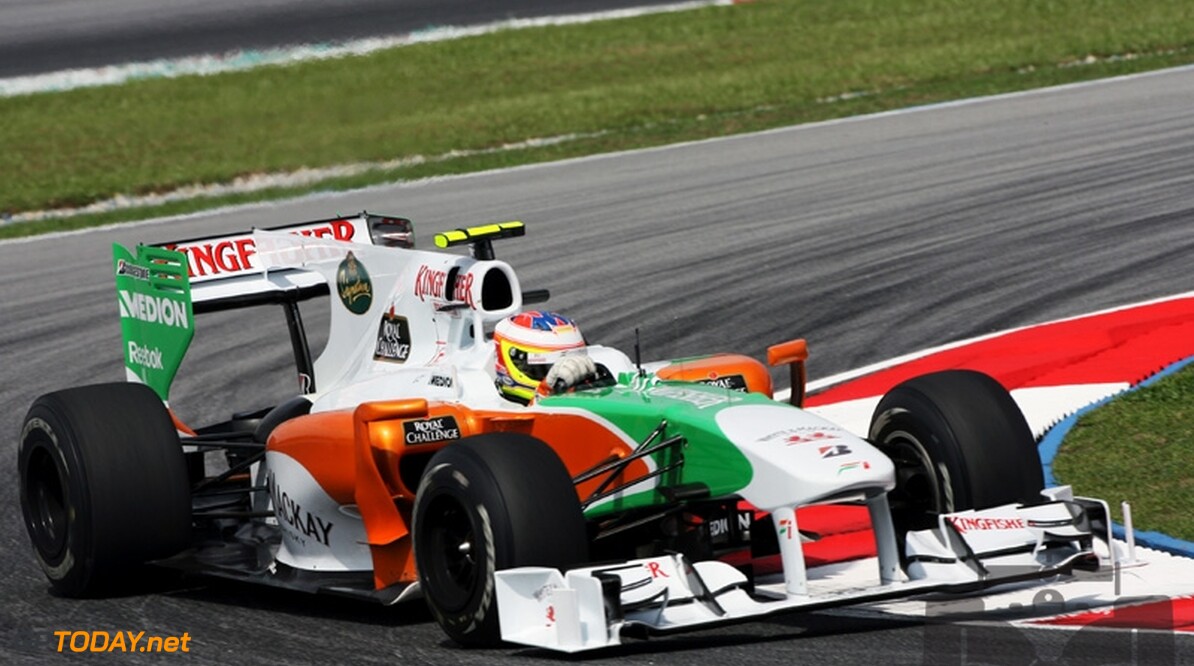 Force India houdt testrijder Di Resta op Spa aan de kant