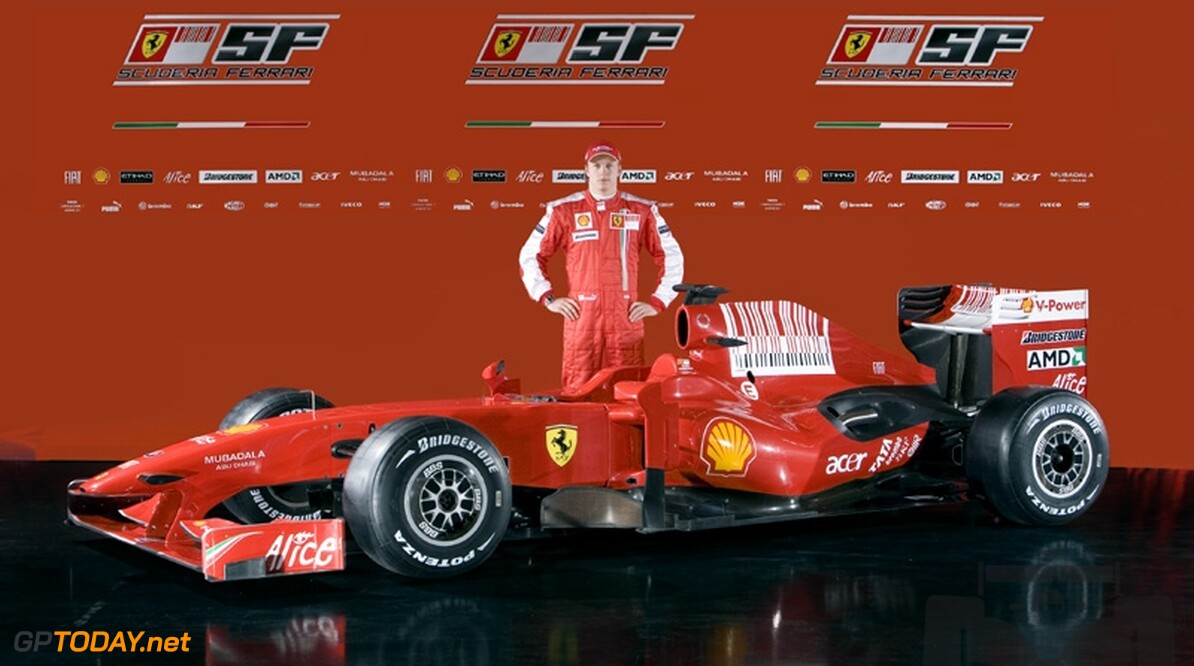Raikkonen: "Nieuwe Ferrari anders, maar mooi"