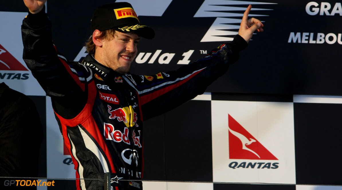 Sebastian Vettel domineert en wint Grand Prix van Australië