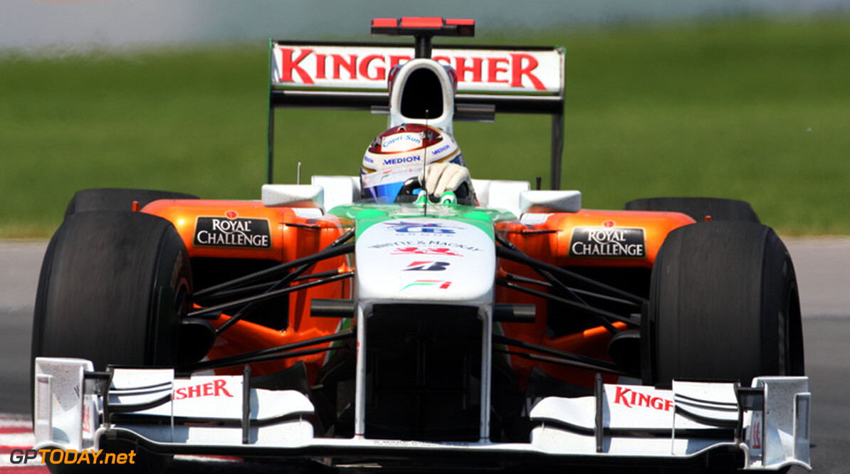 Force India schaart Adrian Sutil bij beste vijf coureurs