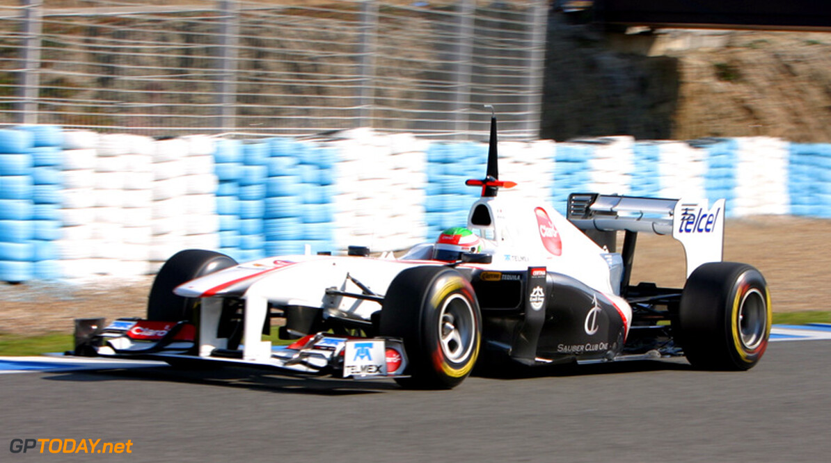 Sauber tevreden over testdag ondanks crash van Perez