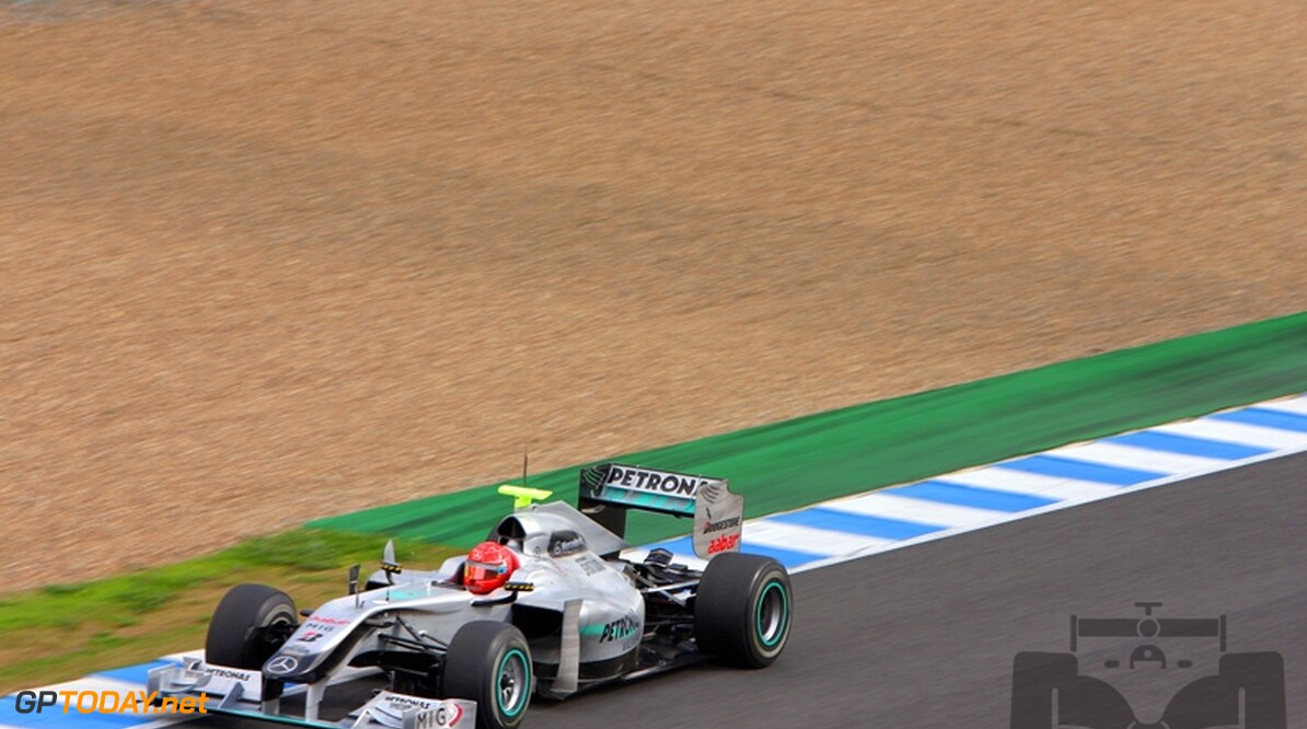 Schumacher: "Ik ben heel blij met deze testdag"