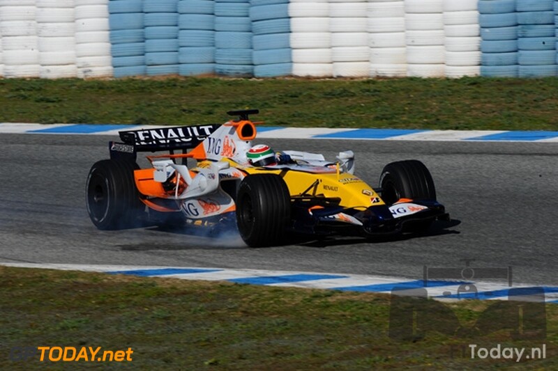 Testsessie Jerez, 17 januari 2008