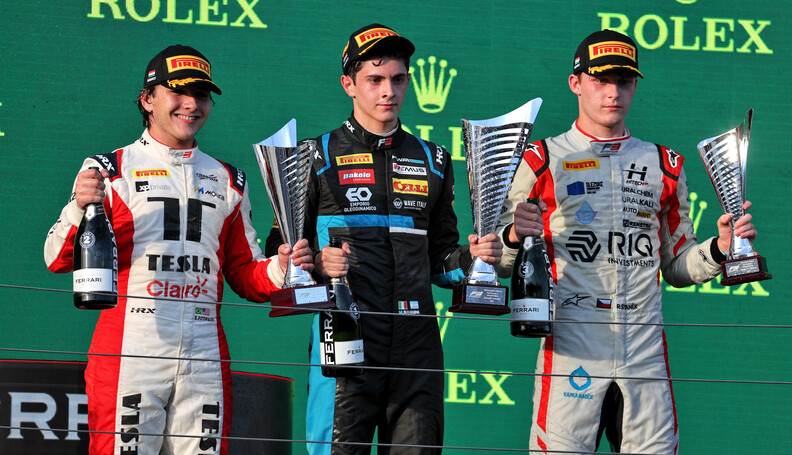 FIA Formula 3 Championship
The podium (L to R):...