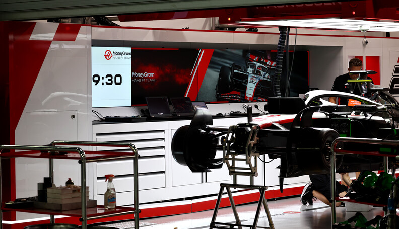Formula One World Championship
Haas F1 Team pit...