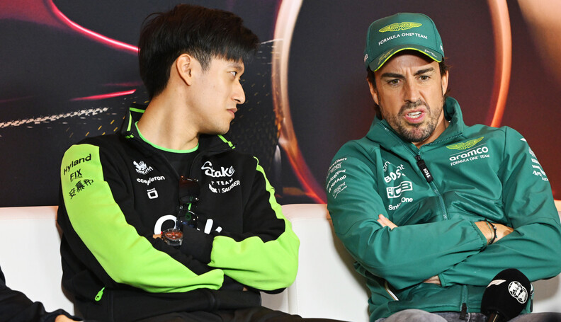 Formula One World Championship
(L to R): Zhou G...