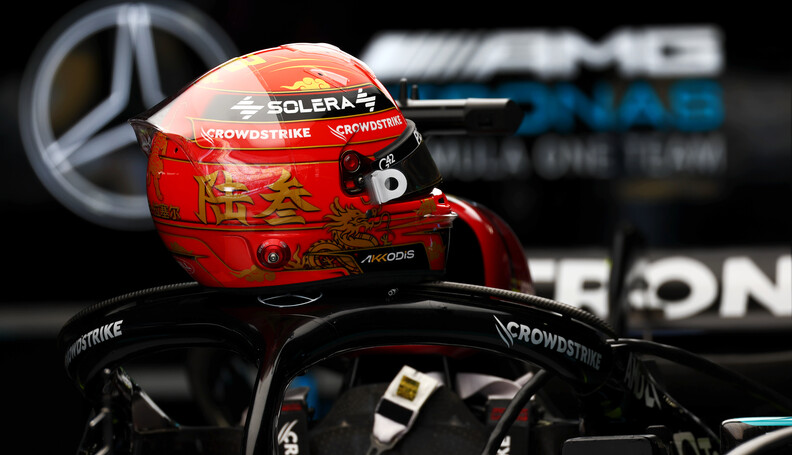 Formula One World Championship
The helmet of Ge...