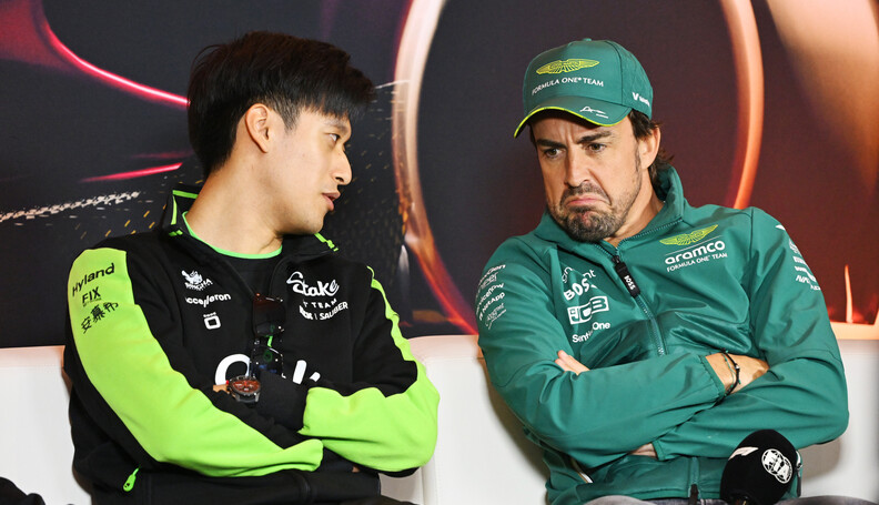 Formula One World Championship
(L to R): Zhou G...