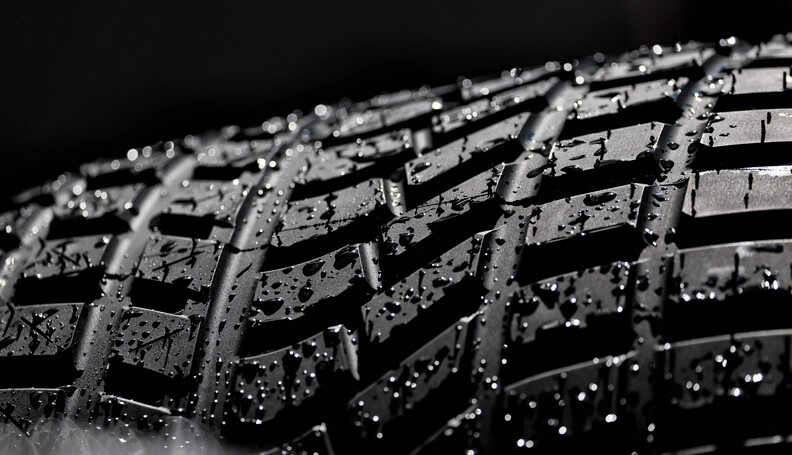 Formula One World Championship
Wet Pirelli tyre...