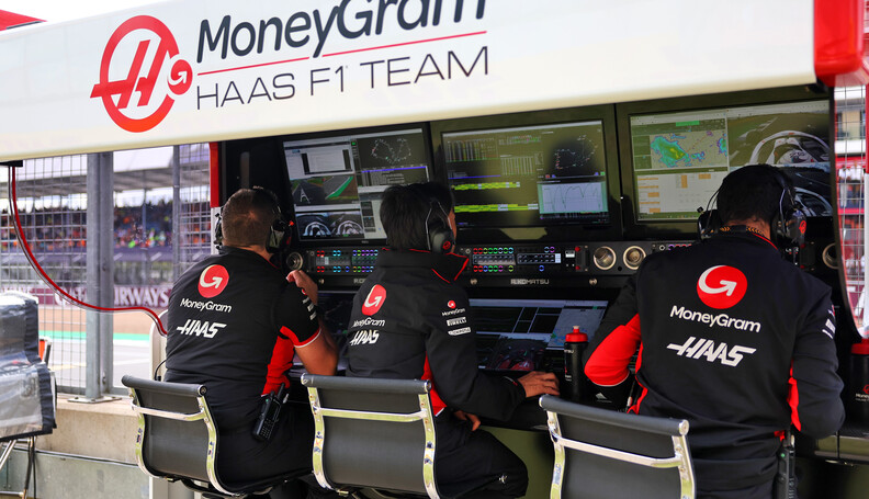 Formula One World Championship
Haas F1 Team pit...