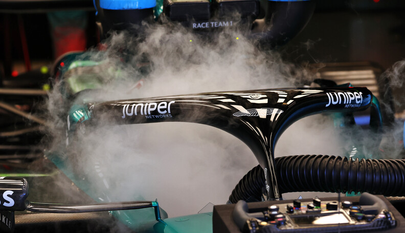 Formula One World Championship
Dry ice in the A...