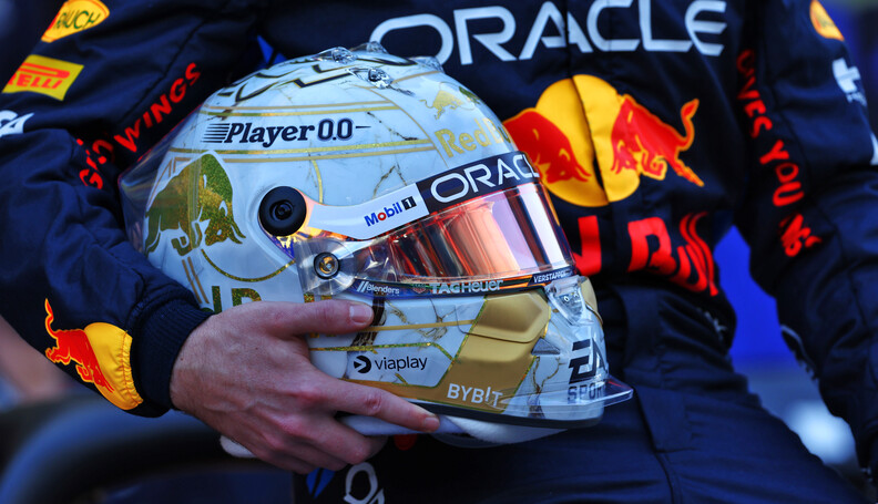 Formula One World Championship
The helmet of Ma...