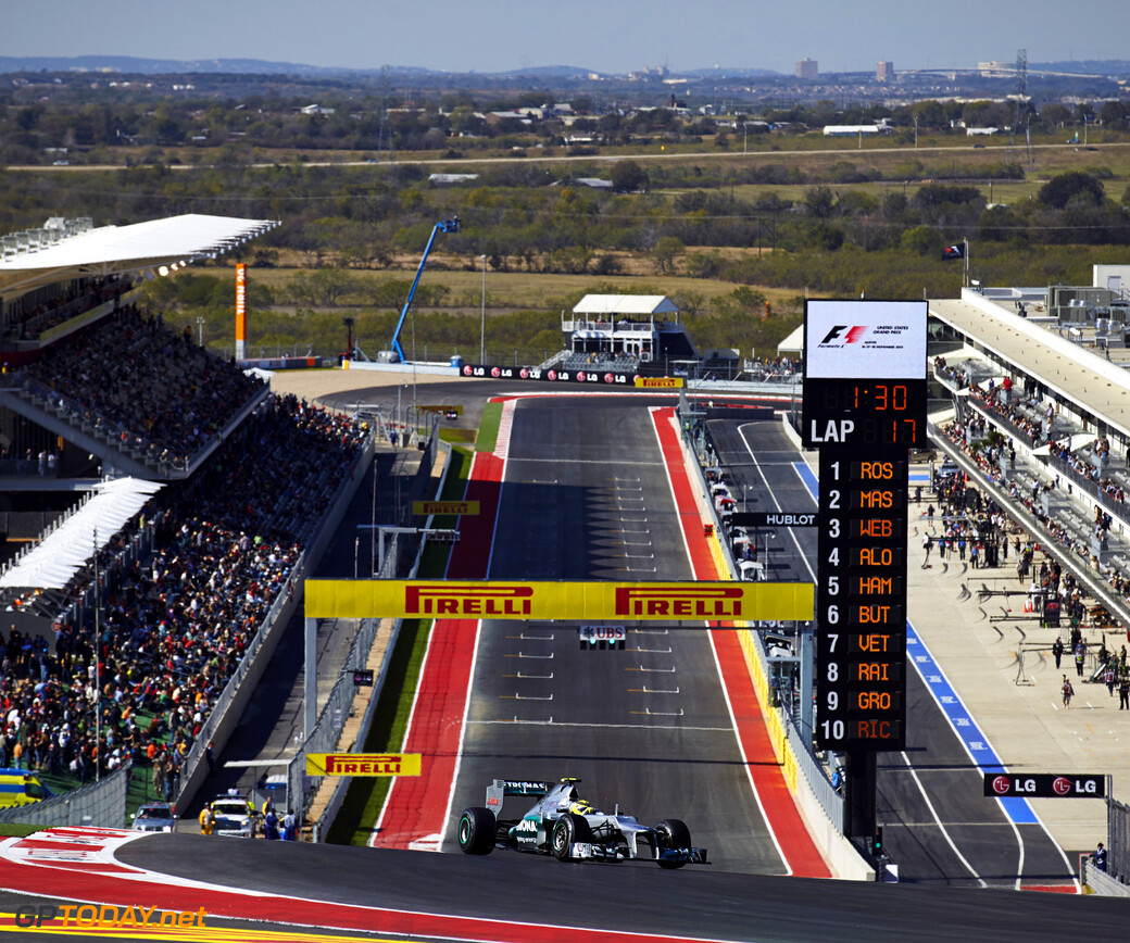 Statistieken De Grand Prix van de VS in Austin